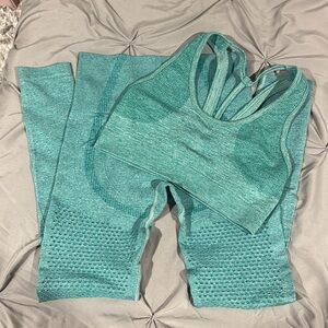 Matching Teal Gym Set